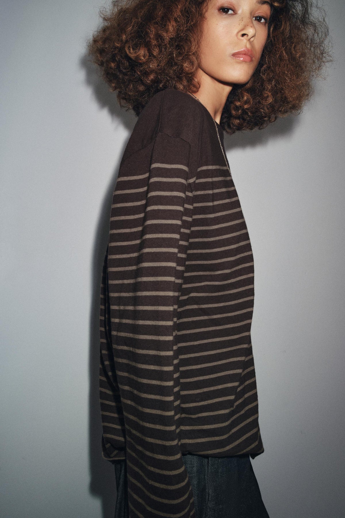 GESTREIFTES LANGARMHEMD