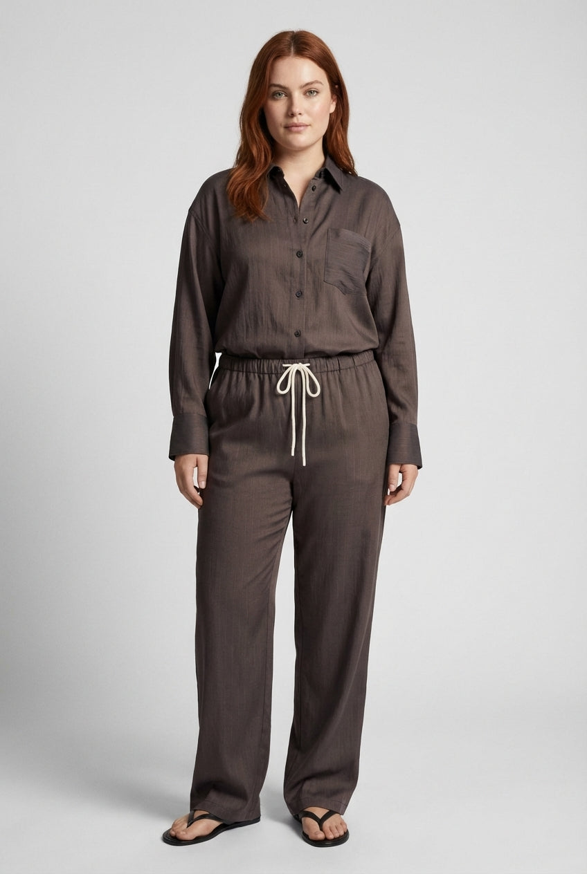 Gestreifte Pyjamahose