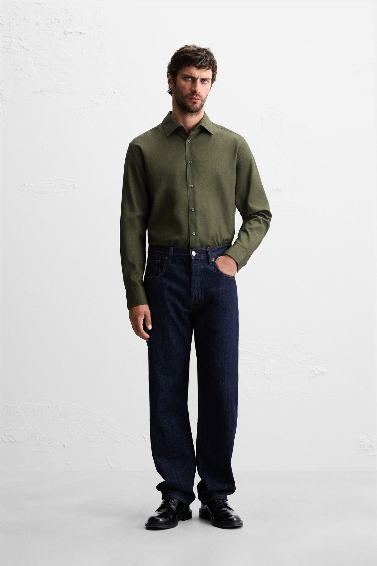 EASY CARE TEXTURED SHIRT - Image 1