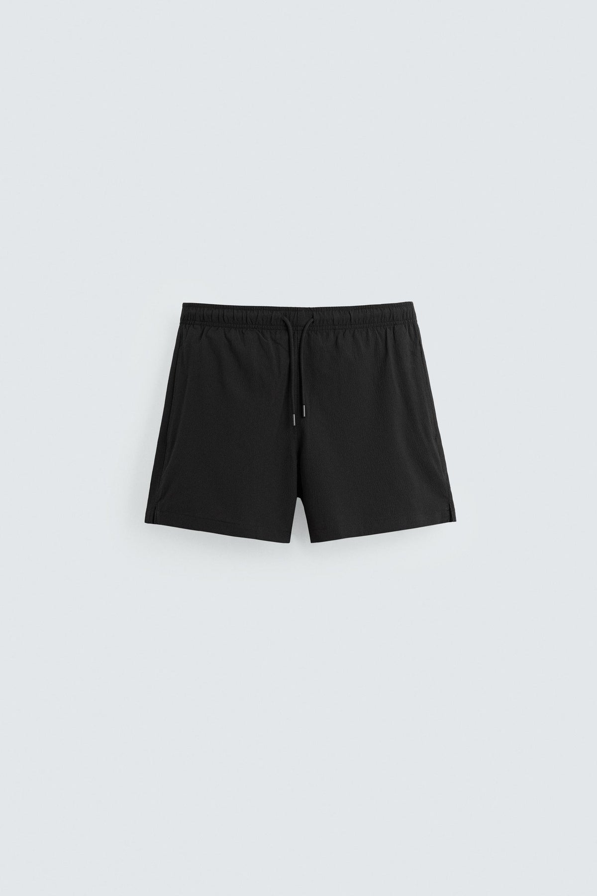 STRUCTURED MID-LENGTH SWIMMING TRUNKS - Image 1