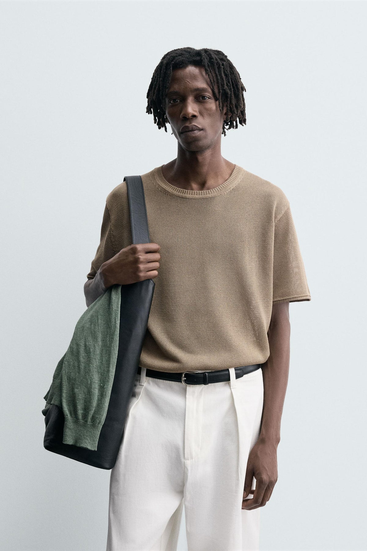 STRUCTURED KNIT T-SHIRT - Image 2