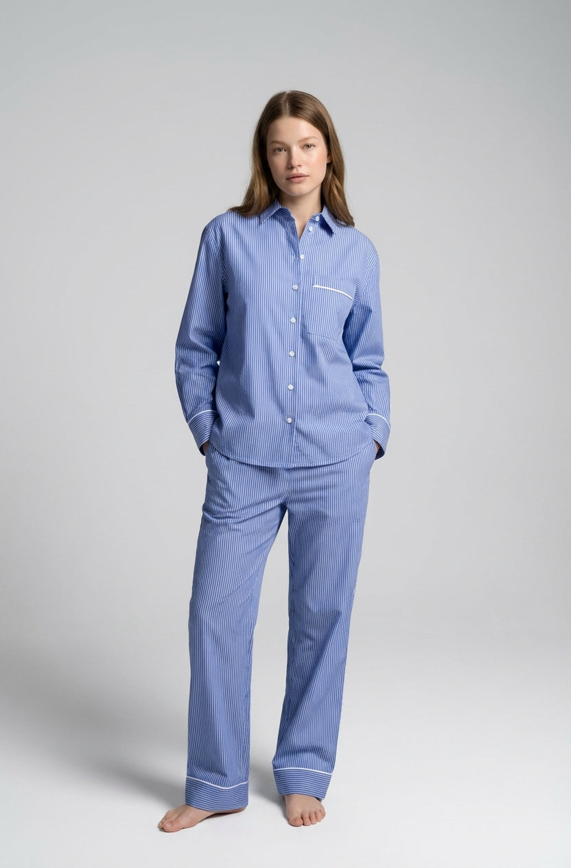 GESTREIFTE HOSEN IM PYJAMA-STIL