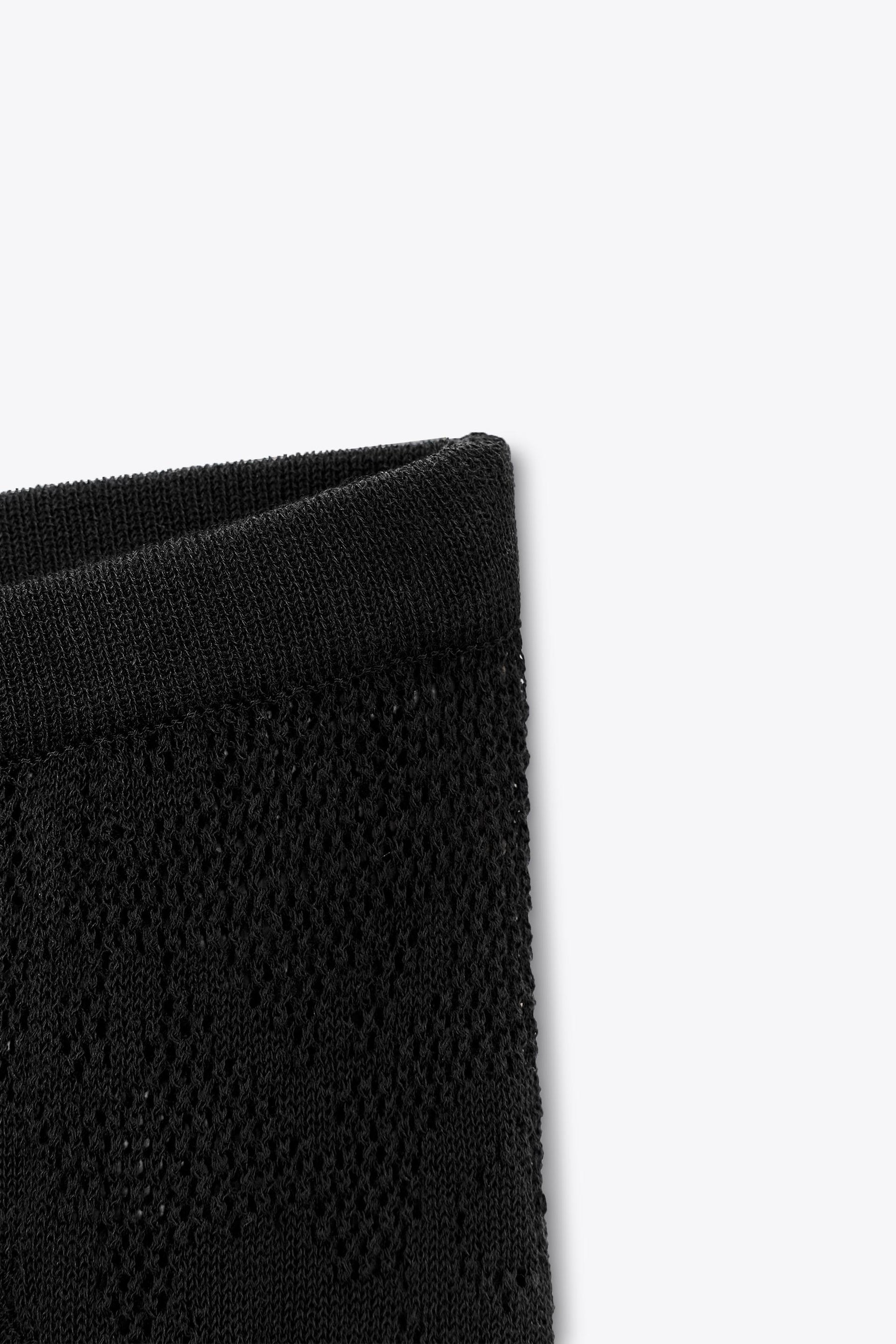 FLORAL STRUCTURE KNIT TROUSERS - Image 8