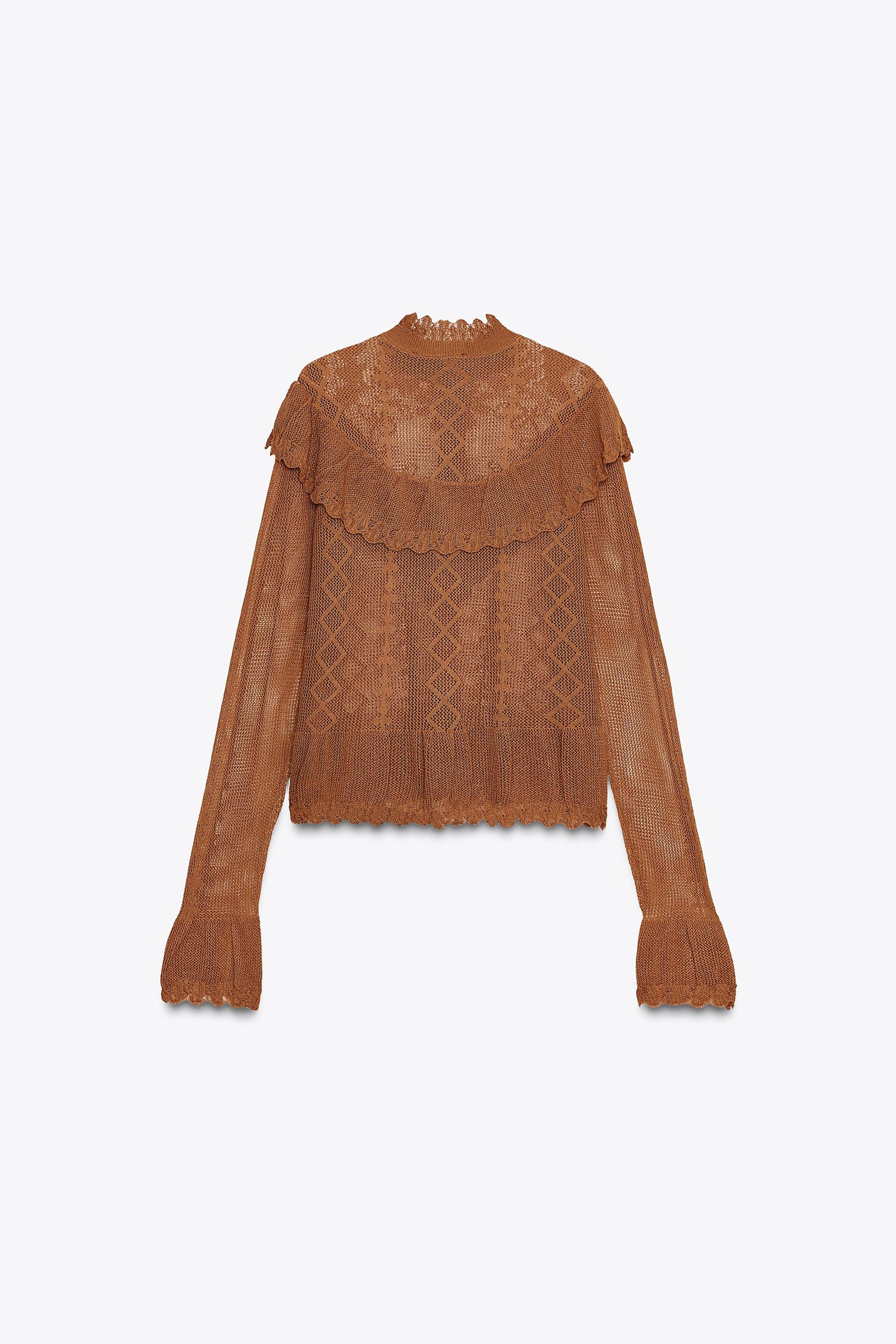 Romantischer Strickcardigan