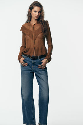 Romantischer Strickcardigan