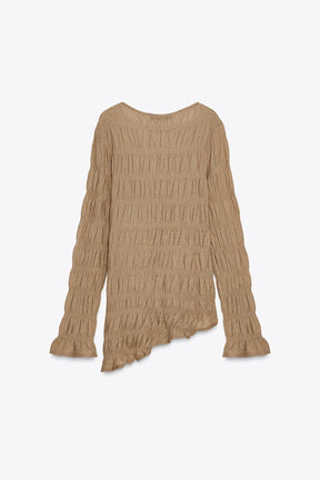 GATHERED KNIT TOP - Image 6