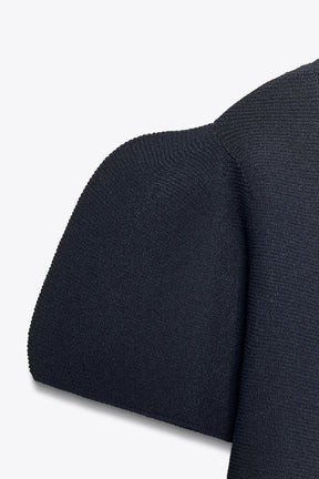 Strickpullover mit Puffärmeln