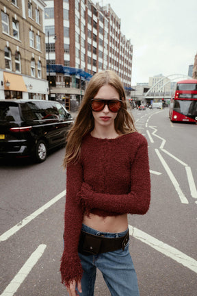 FRINGED KNIT CARDIGAN - Image 2