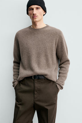 Cashmere Ribbed Sweater