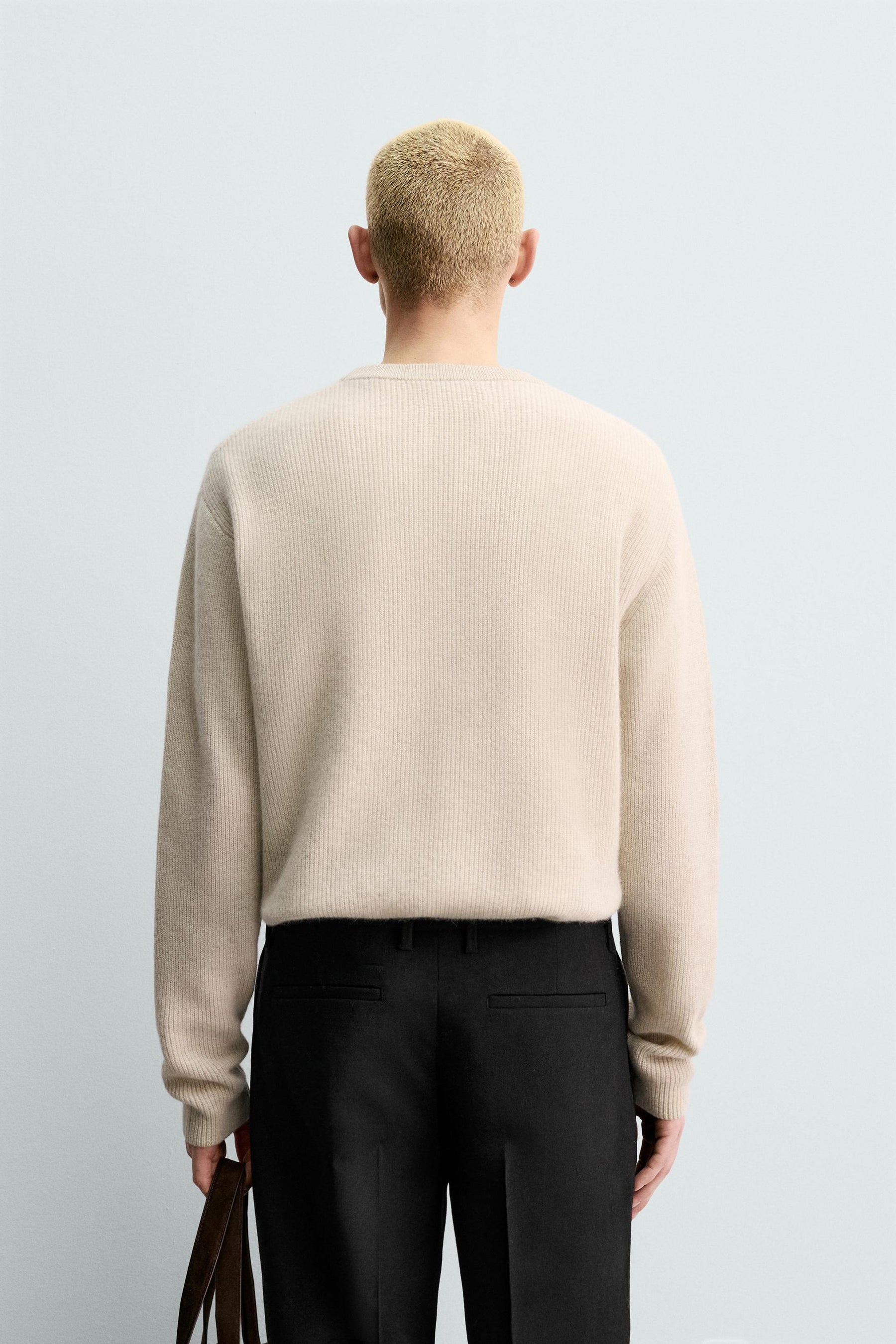 Cashmere Ribbed Pullover