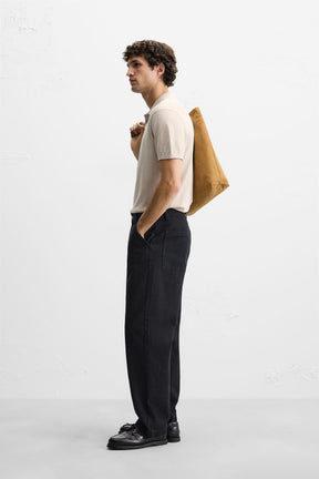 KNIT COTTON - SILK POLO SHIRT - Image 4