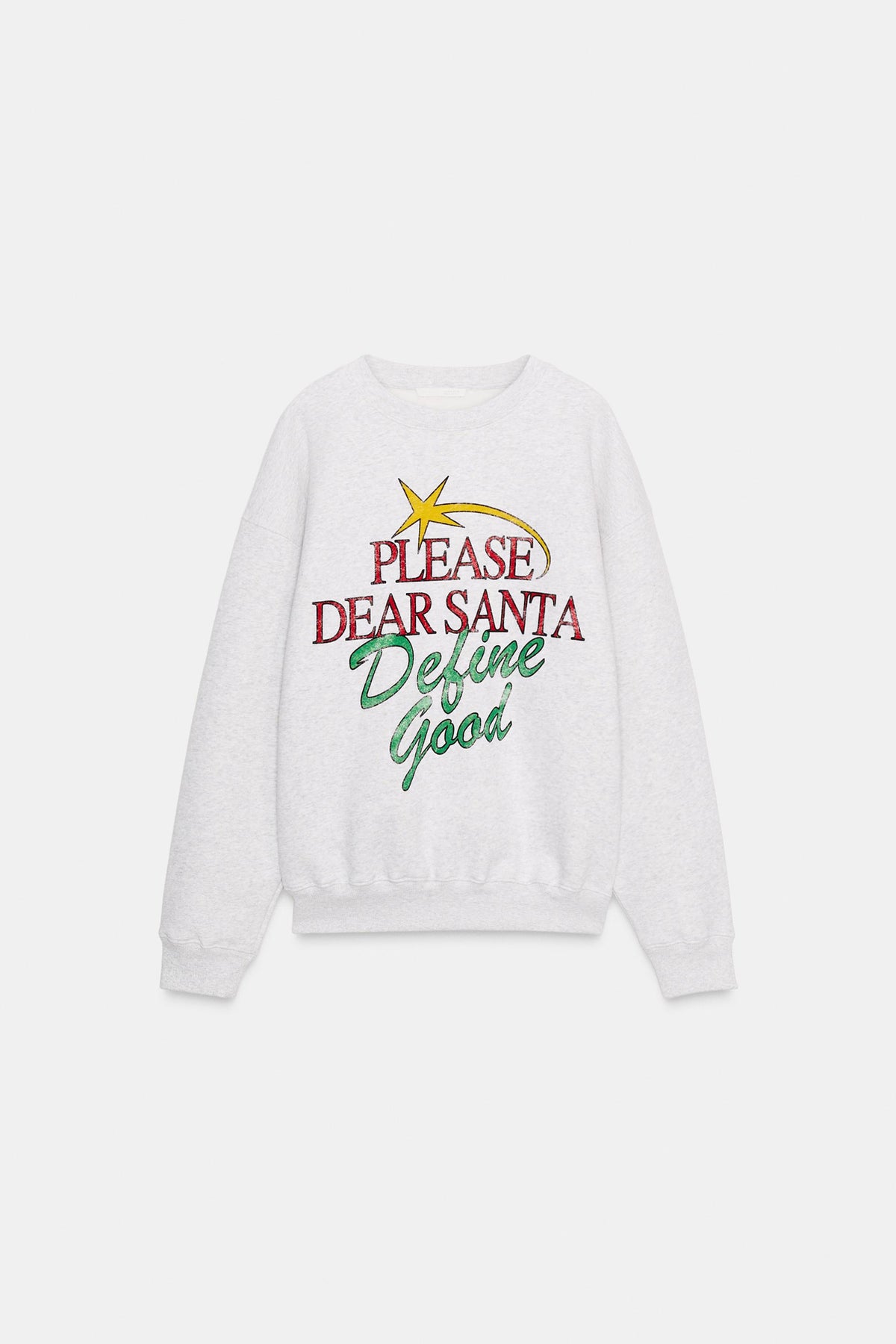 Sweatshirt mit Weihnachtsslogan