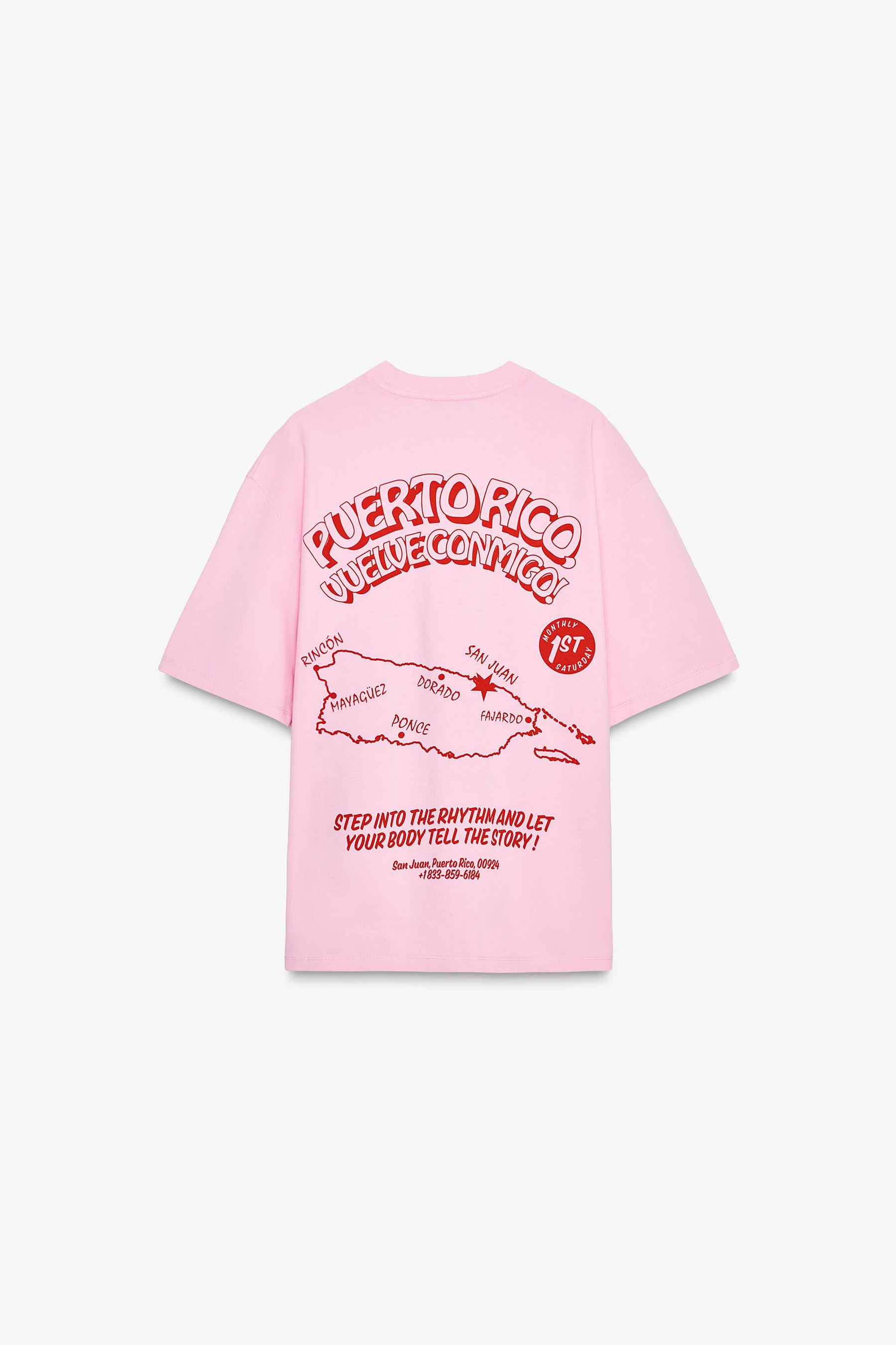 T-Shirt mit Wascheffekt und Aufdruck