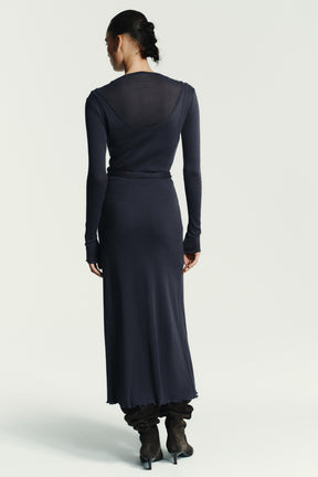 Kleid mit Bindegürtel