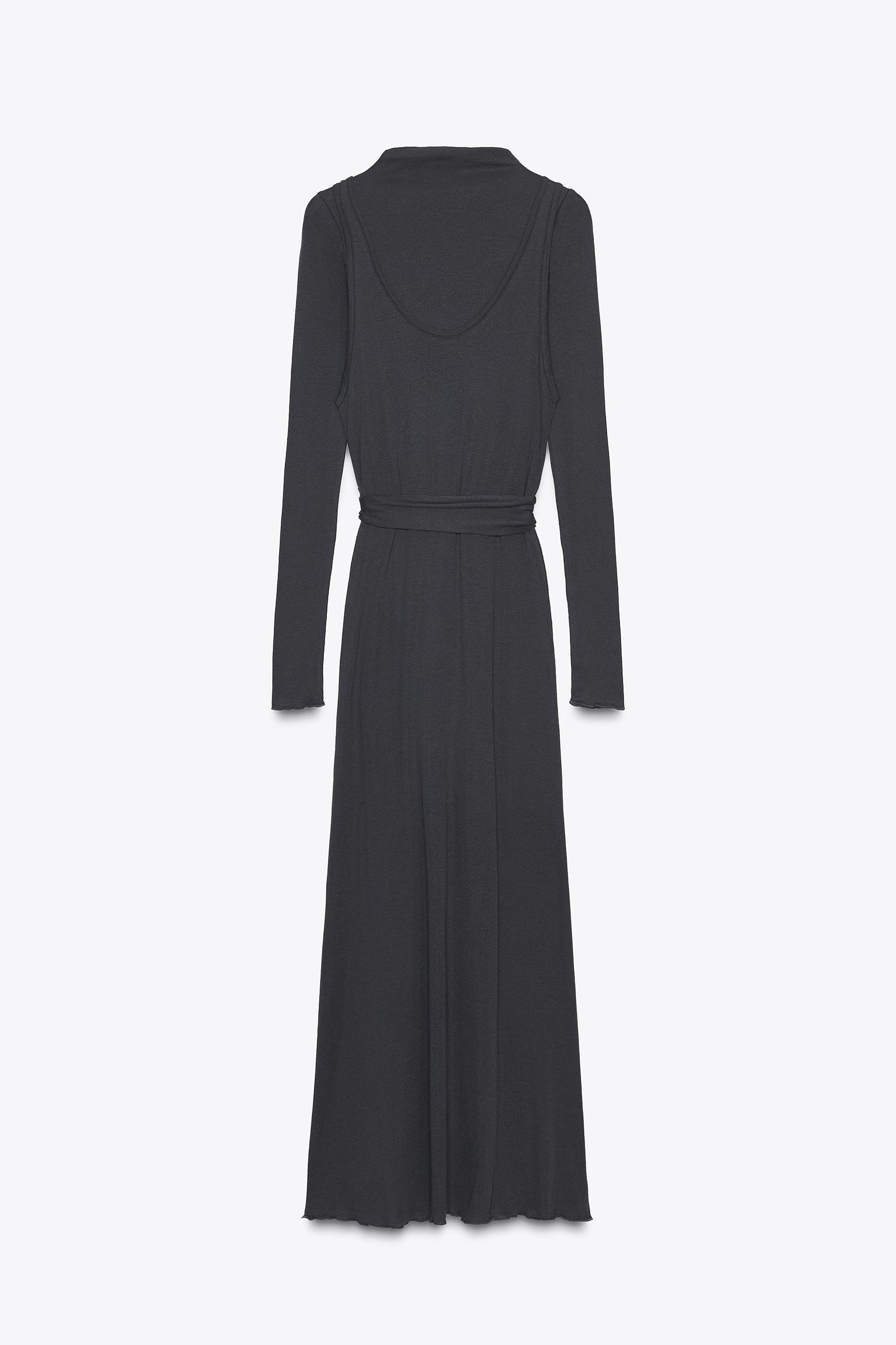 Kleid mit Bindegürtel