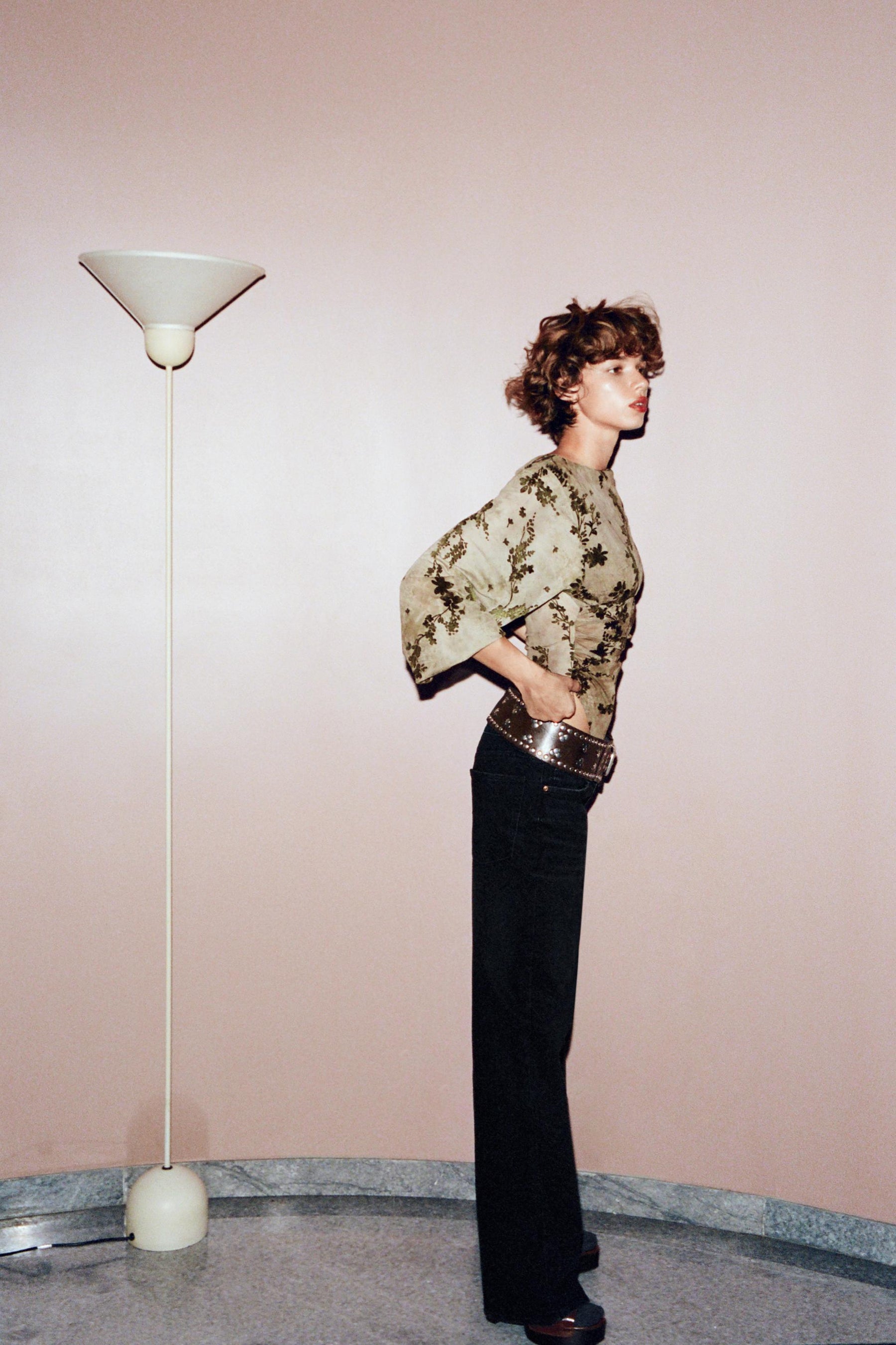 Body aus beflocktem Tüll