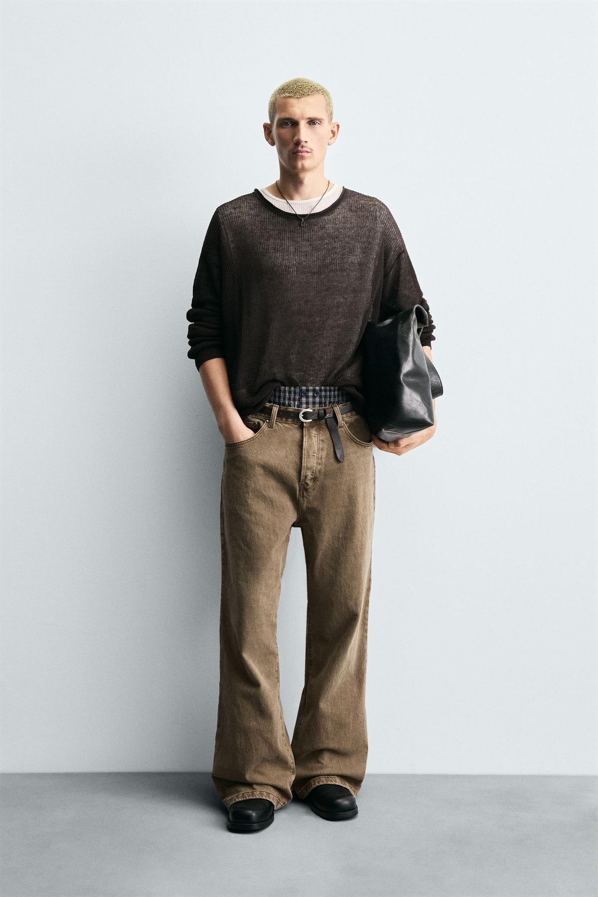 RELAXED FLARE FIT JEANS - Image 1