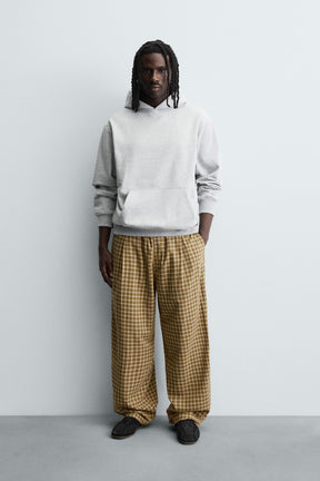 BALLOON FIT PLEATED TROUSERS - Image 1