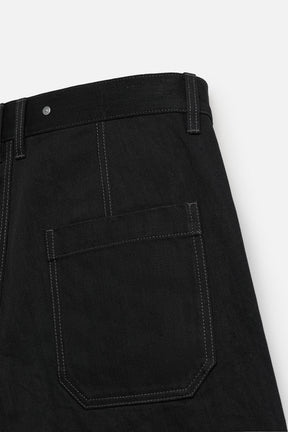 BAGGY FIT DENIM BERMUDA SHORTS WITH STITCHING - Image 7