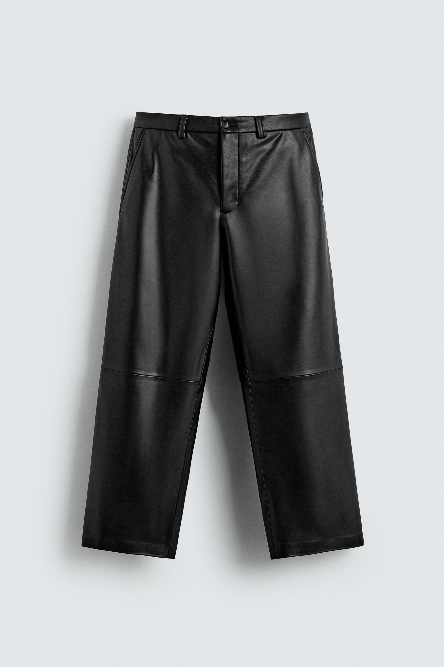 Faux Leather Relaxed Pants