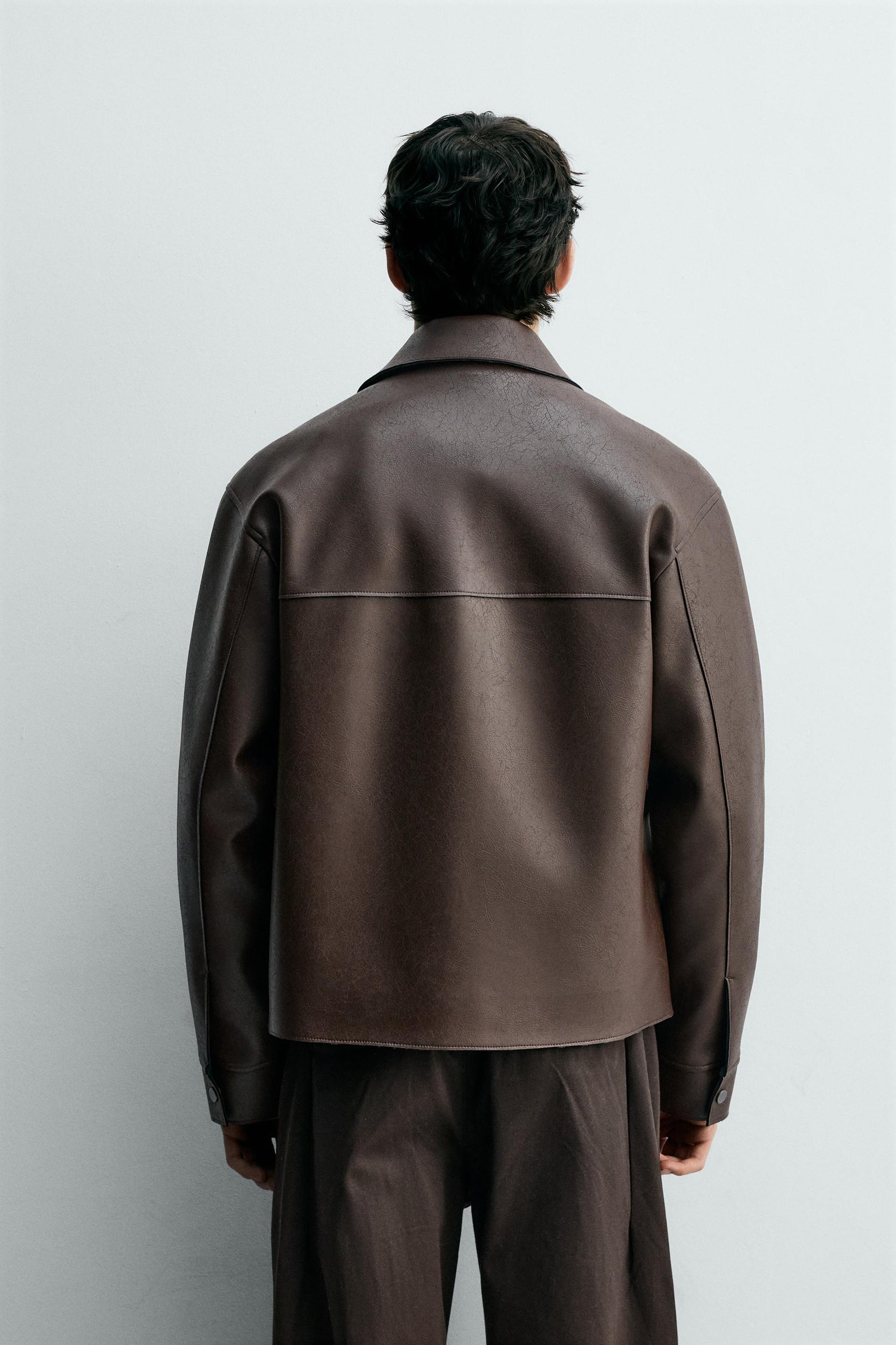 LEATHER EFFECT JACKET - Image 3
