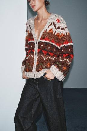 JACQUARD CARDIGAN - Image 2