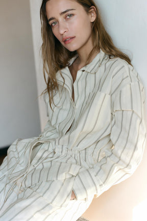 Gestreifte Pyjamahose