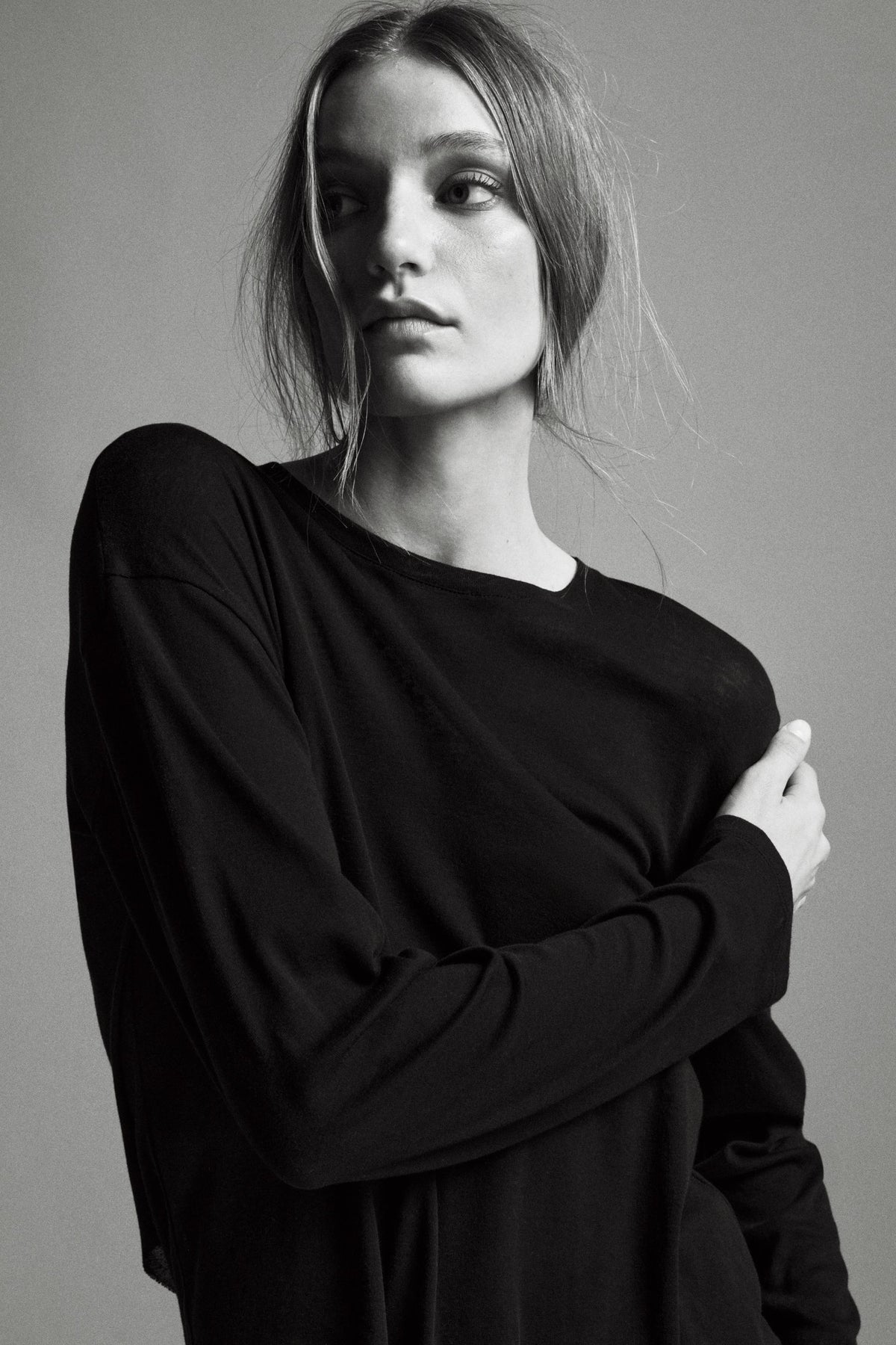 Übergroßes Baumwoll-T-Shirt