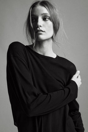 Übergroßes Baumwoll-T-Shirt