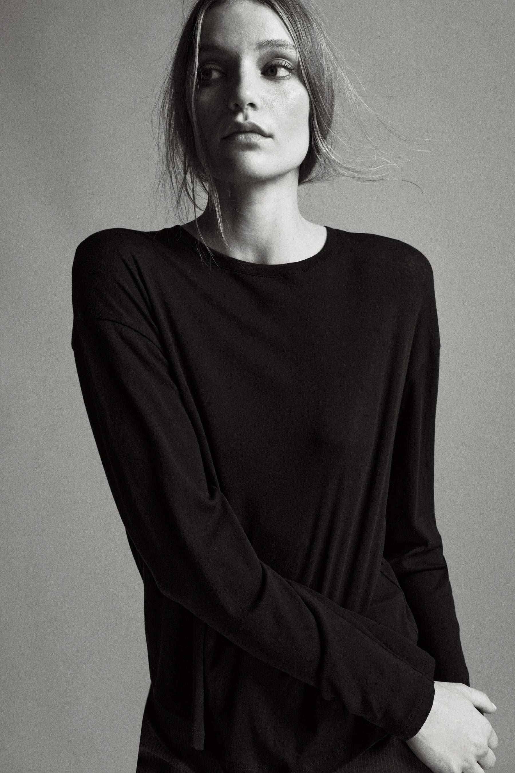 Übergroßes Baumwoll-T-Shirt