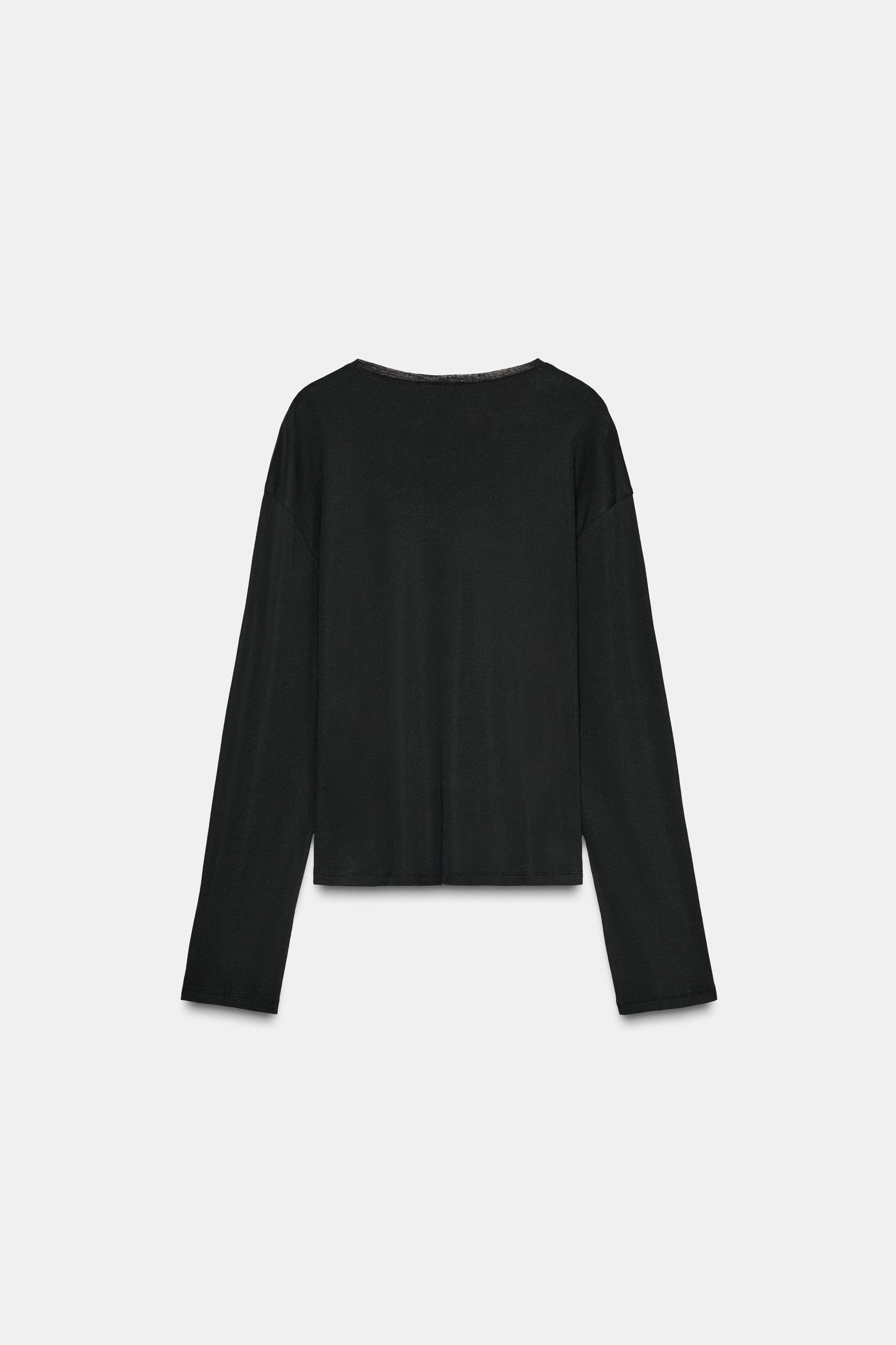 Übergroßes Baumwoll-T-Shirt