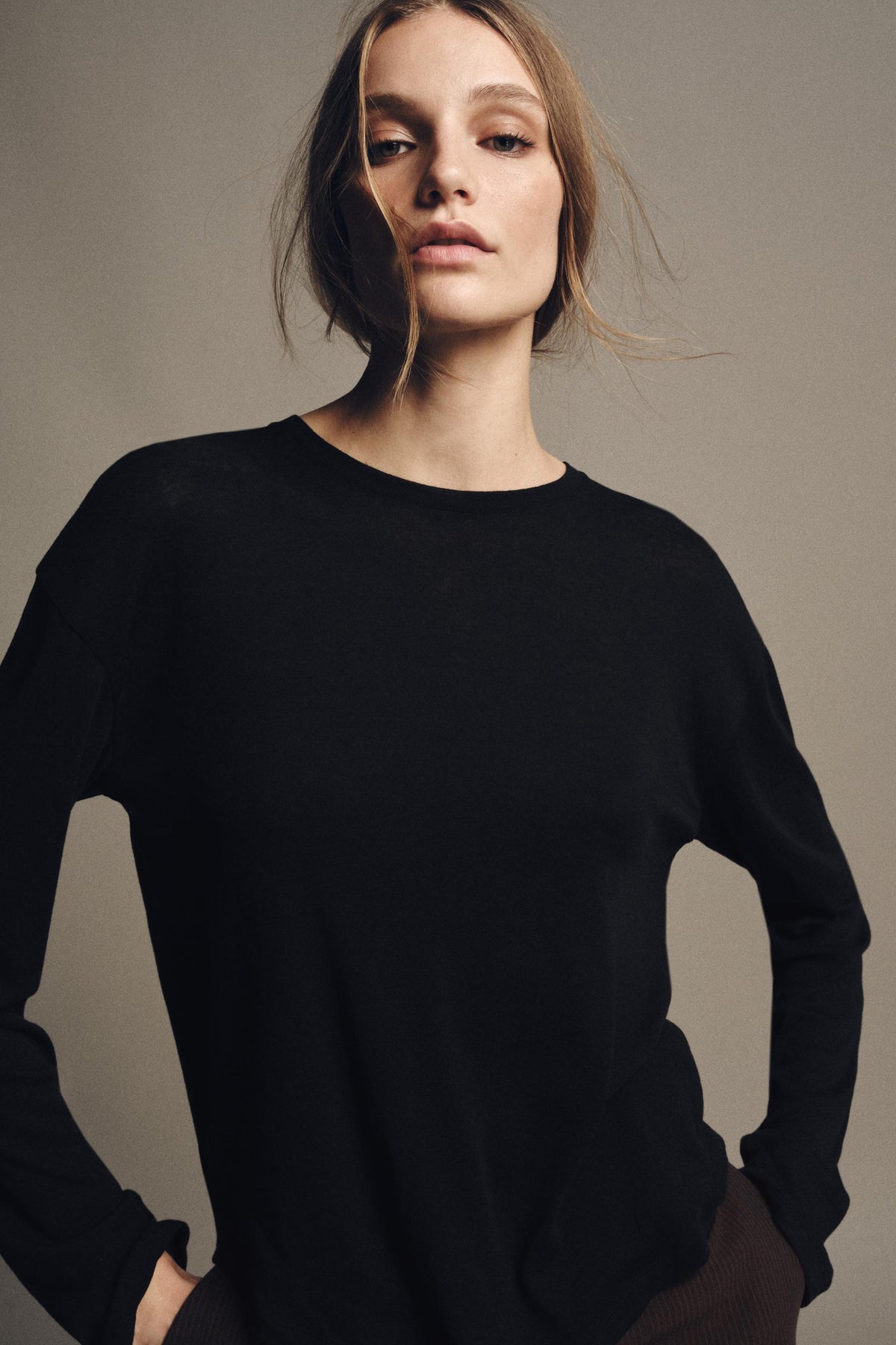 Übergroßes Baumwoll-T-Shirt