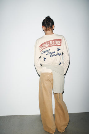 BEDRUCKTES BAUMWOLL-T-SHIRT