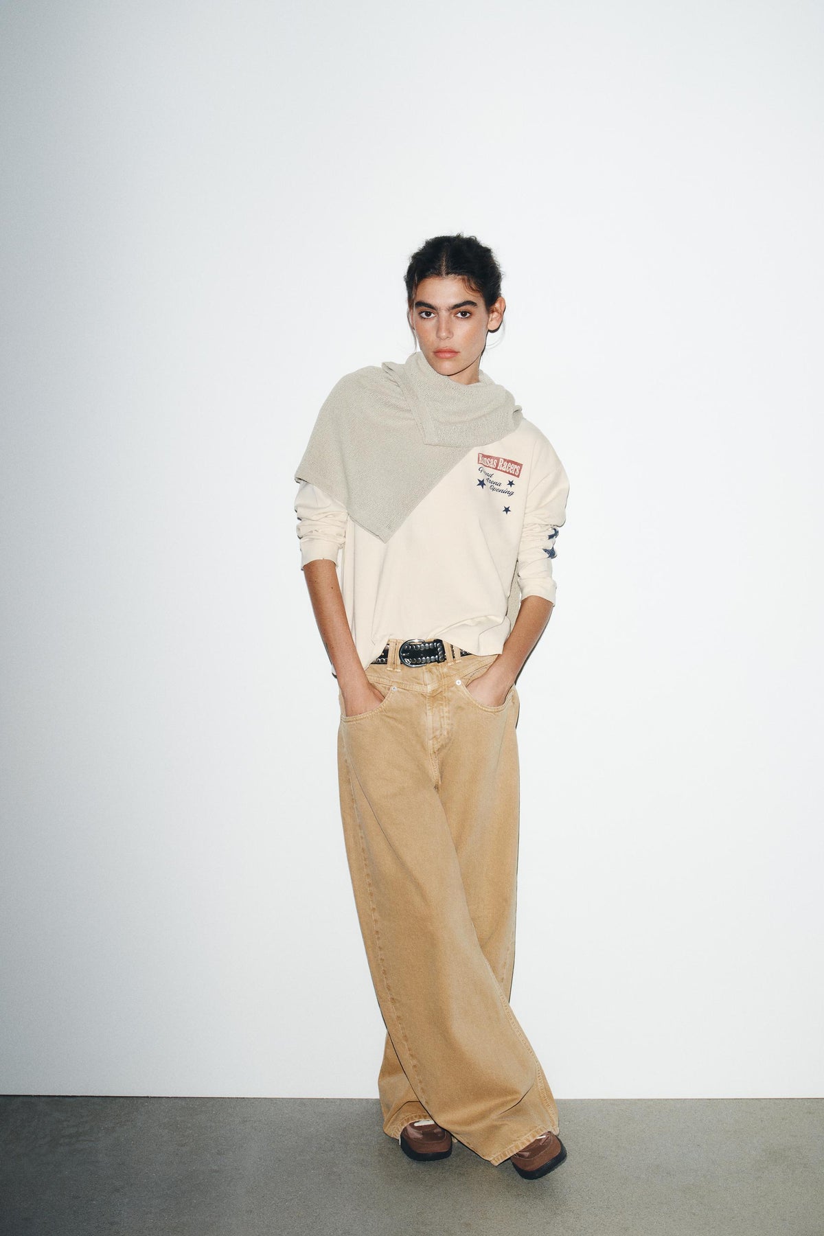 BEDRUCKTES BAUMWOLL-T-SHIRT