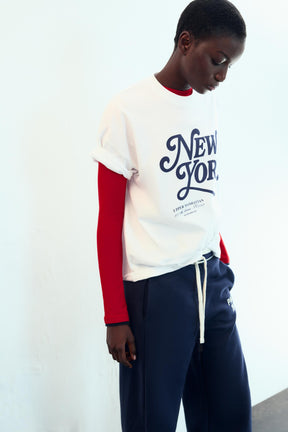 Kurzarm-T-Shirt mit Aufdruck