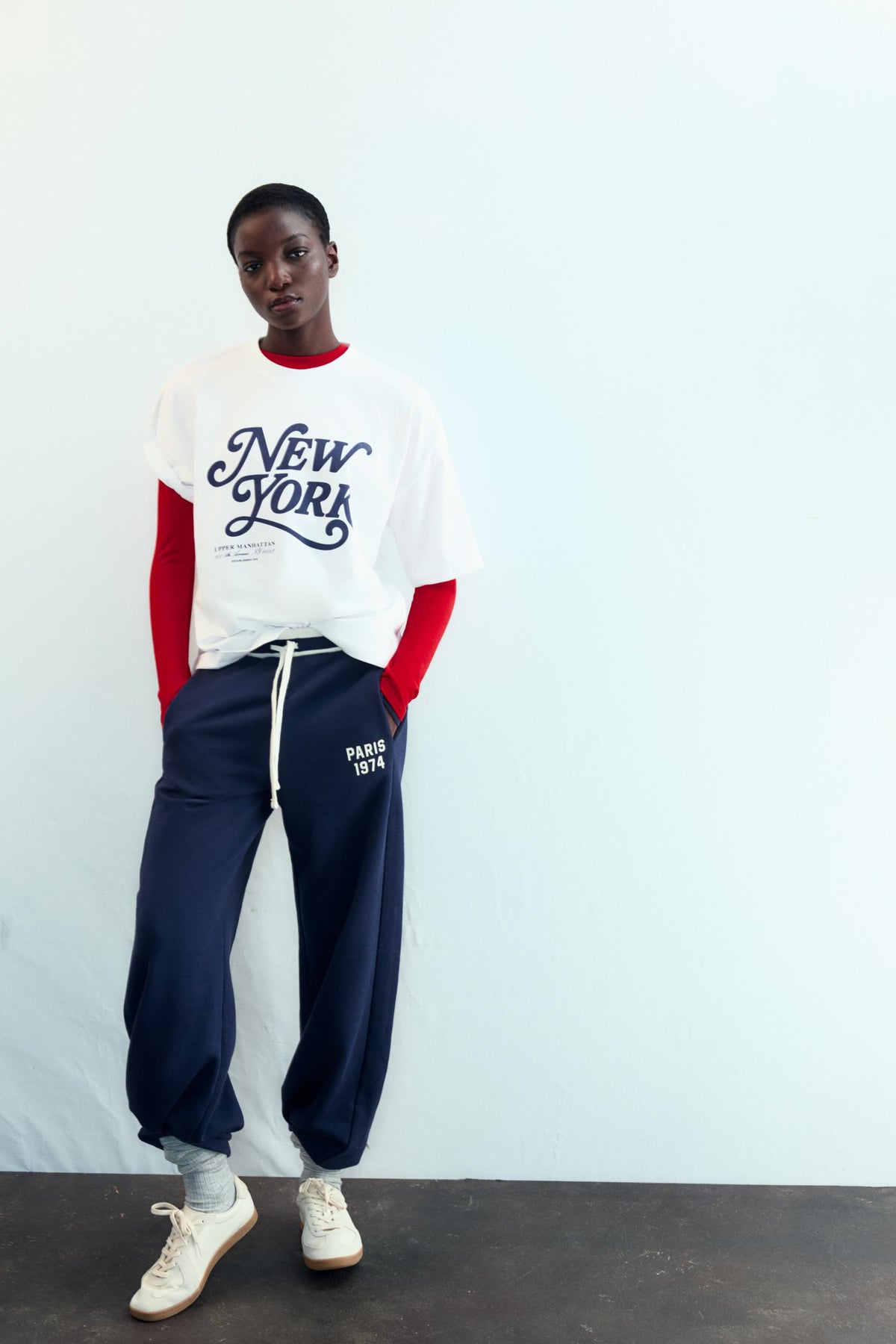 Kurzarm-T-Shirt mit Aufdruck