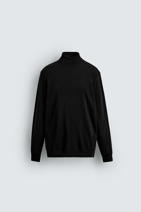 BASIC HIGH NECK SWEATER - Image 7