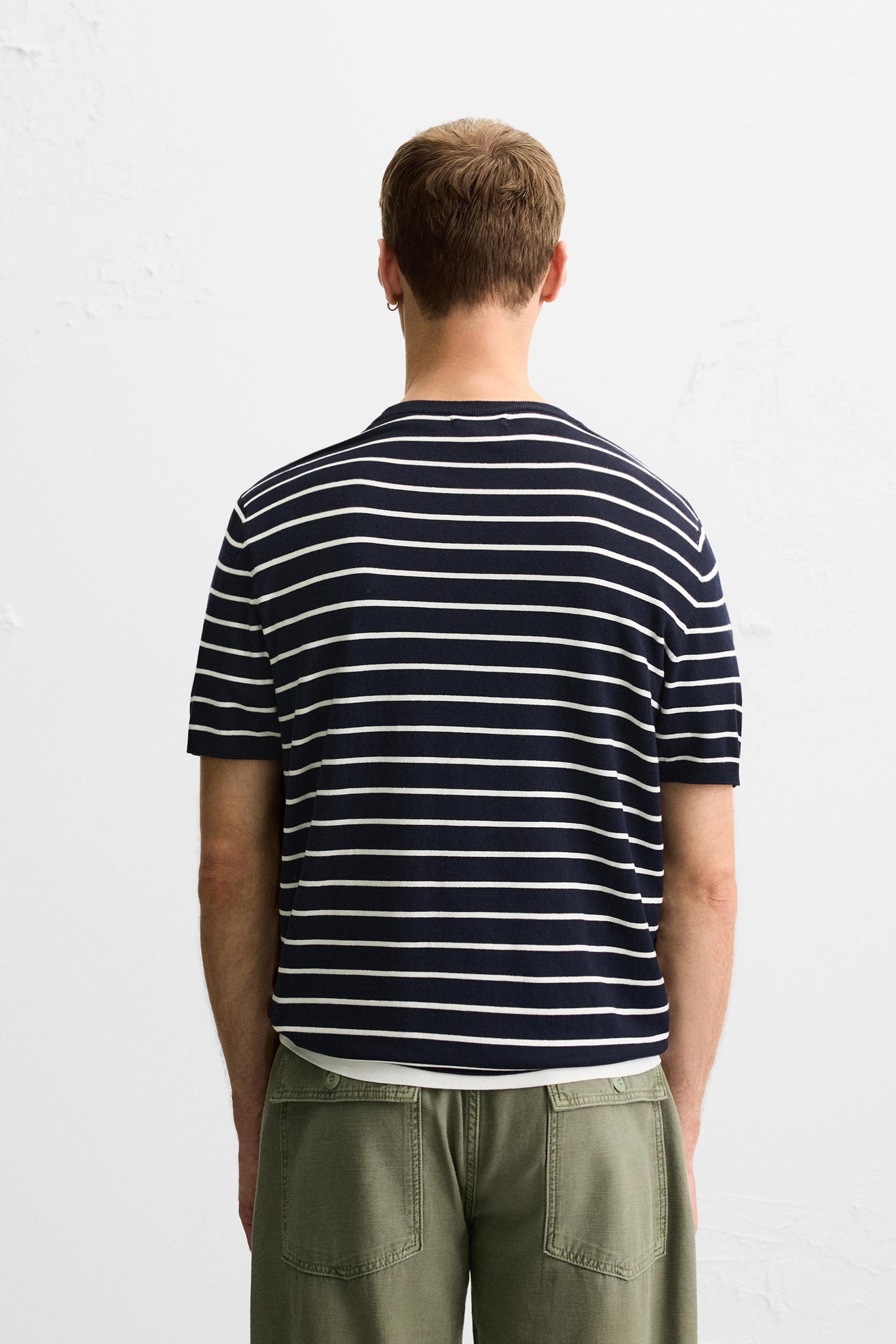 VISCOSE BLEND KNIT T-SHIRT - Image 3