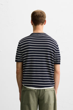 VISCOSE BLEND KNIT T-SHIRT - Image 3