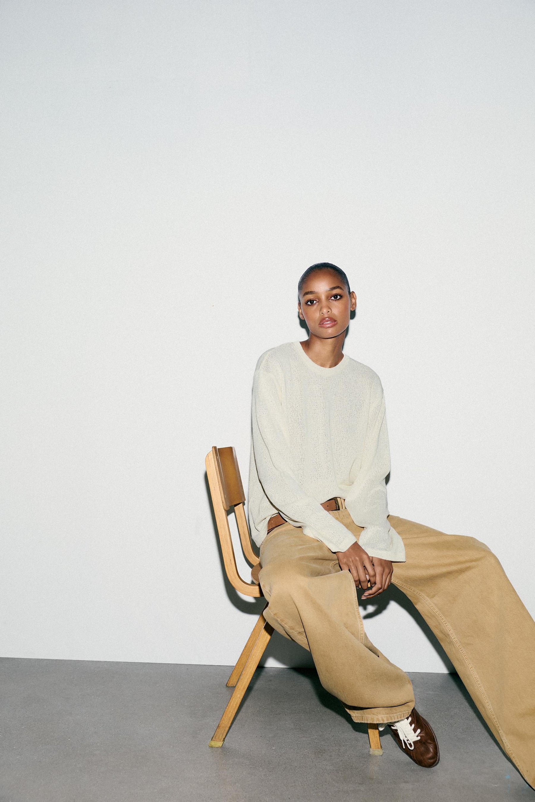 Strickpullover mit Cut-Outs