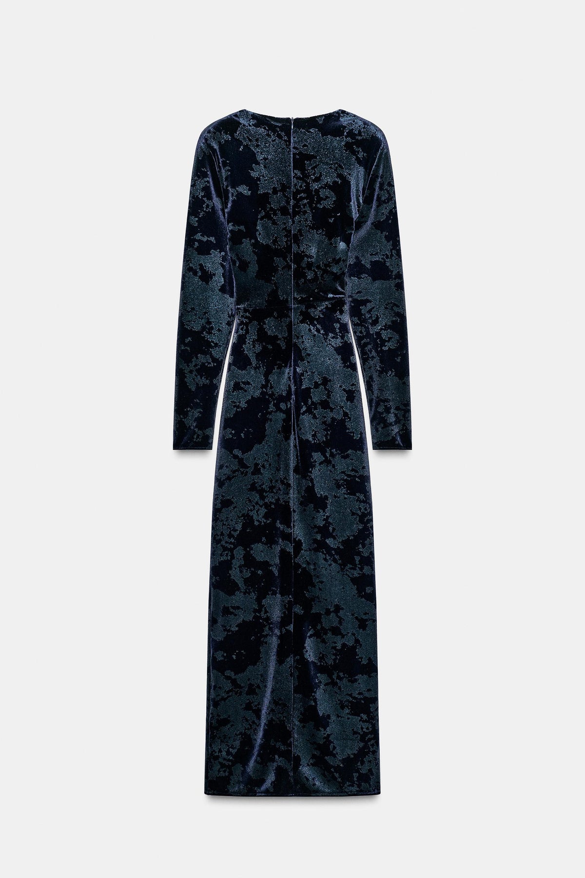 VELVET MIDI DRESS WITH HARDWARE - Image 2