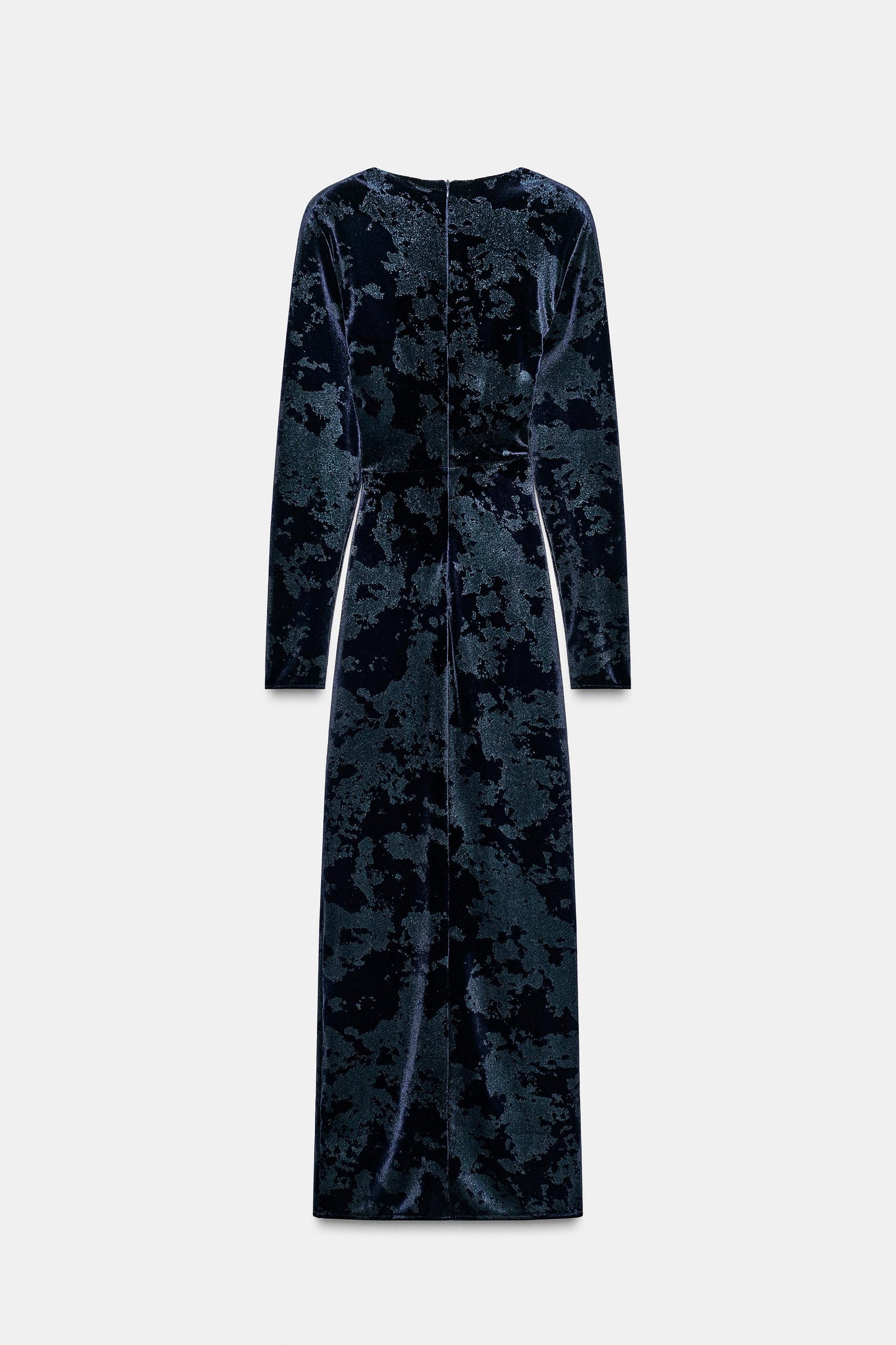 VELVET MIDI DRESS WITH HARDWARE - Image 2