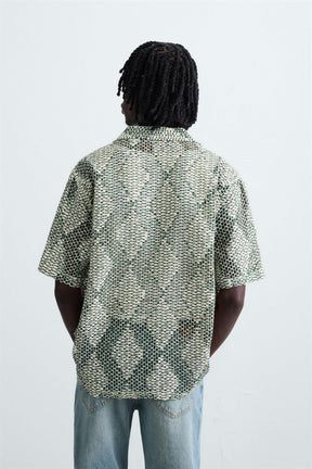 CROCHET TEXTURED SHIRT - Image 3