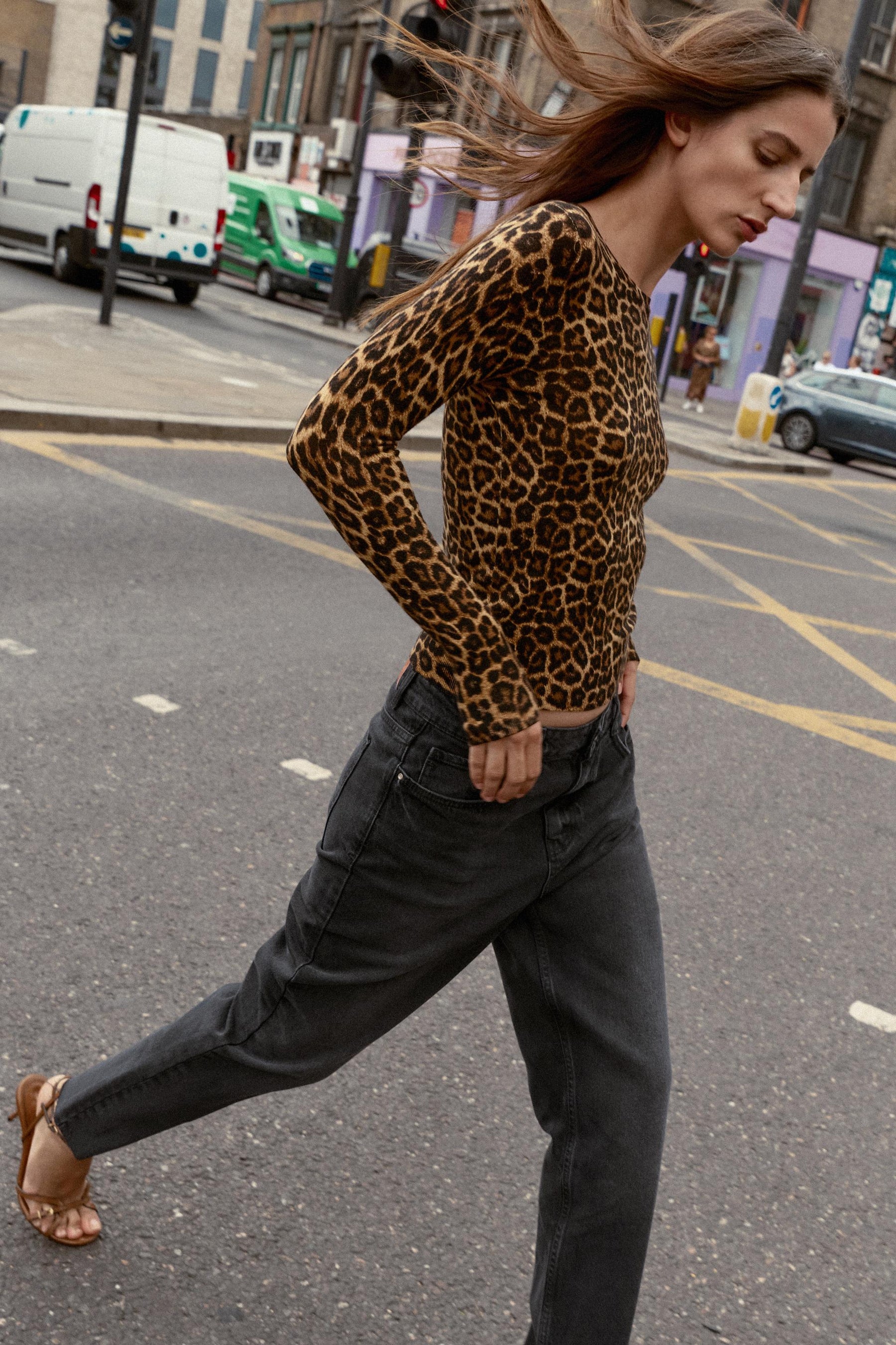 Strickpullover mit Tiermuster