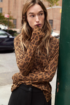 FINE KNIT ANIMAL PRINT JUMPER - Image 2