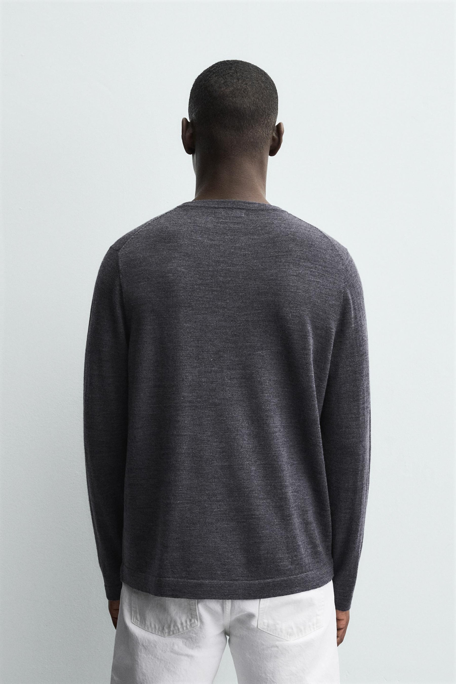 LIGHTWEIGHT WOOL JUMPER - Image 3