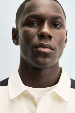 SWEATSHIRT WITH CONTRAST POLO COLLAR - Image 6