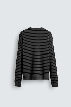 BASIC WAFFLE-KNIT T-SHIRT - Image 6