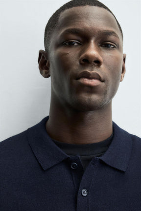 WOOL KNIT POLO SHIRT - Image 5