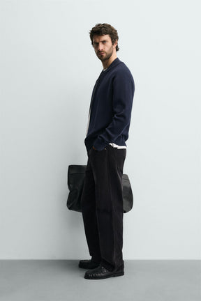 COTTON BLEND KNIT CARDIGAN - Image 4